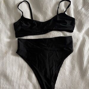 AERIE Black Bikini Set